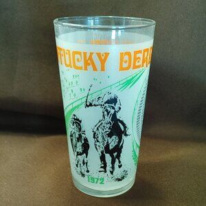 1972 Kentucky Derby Official Frosted Mint Julep Glass - Churchill Downs